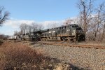 NS 8119 leads a train through Cove PA, MP 116